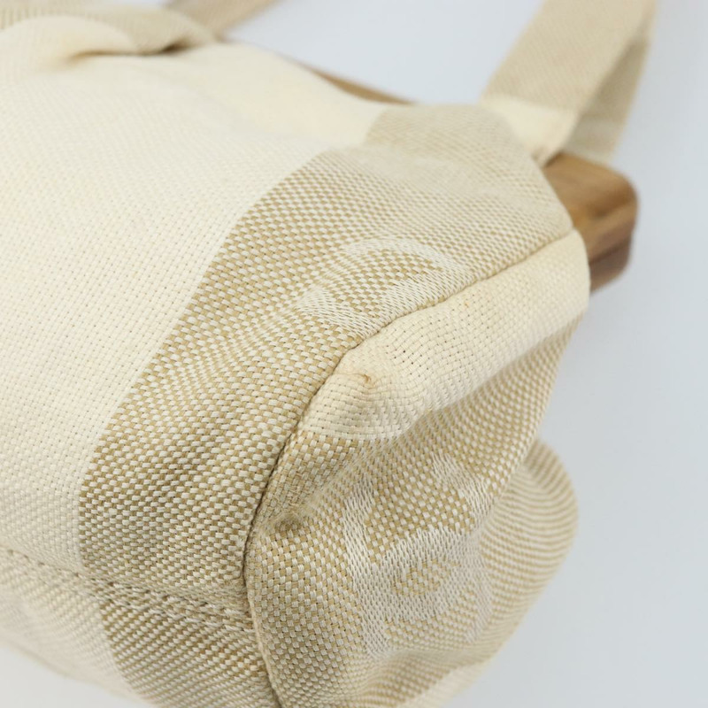 【日本直送】香奈兒帆布米色手提包 CC Auth LNZ161V-14