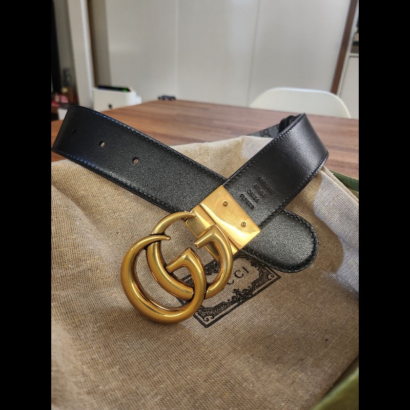 (全新閒置品)GUCCI雙面腰帶-1