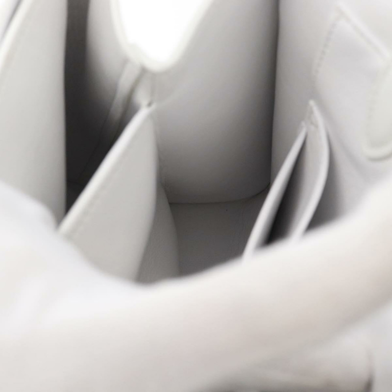 【日本直送】Salvatore Ferragamo Gancini 鏈條包 皮革 2way 白色金色 Auth 171530M-27