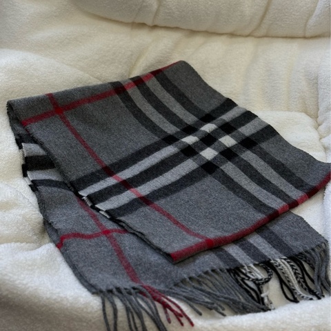 （閒置品）Burberry 經典格紋圍巾