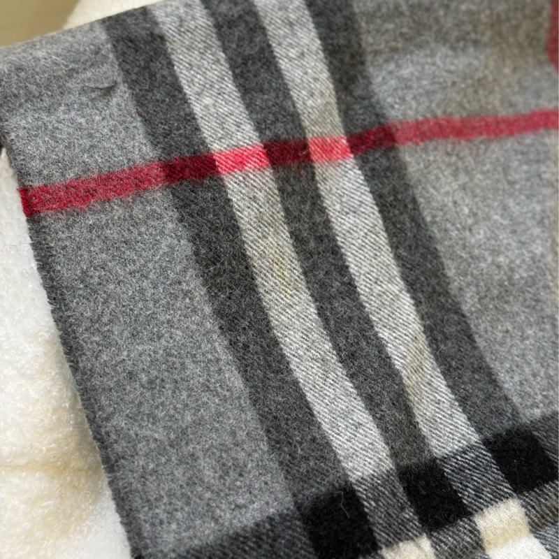 （閒置品）Burberry 經典格紋圍巾-4