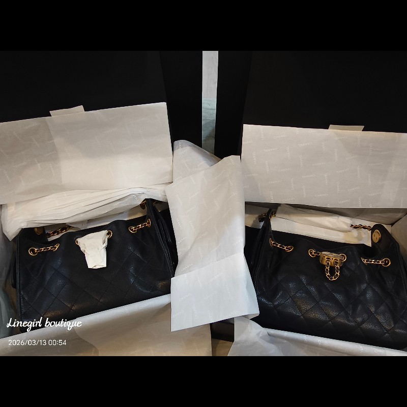 Chanel  mini 25bag 黑金荔枝-1