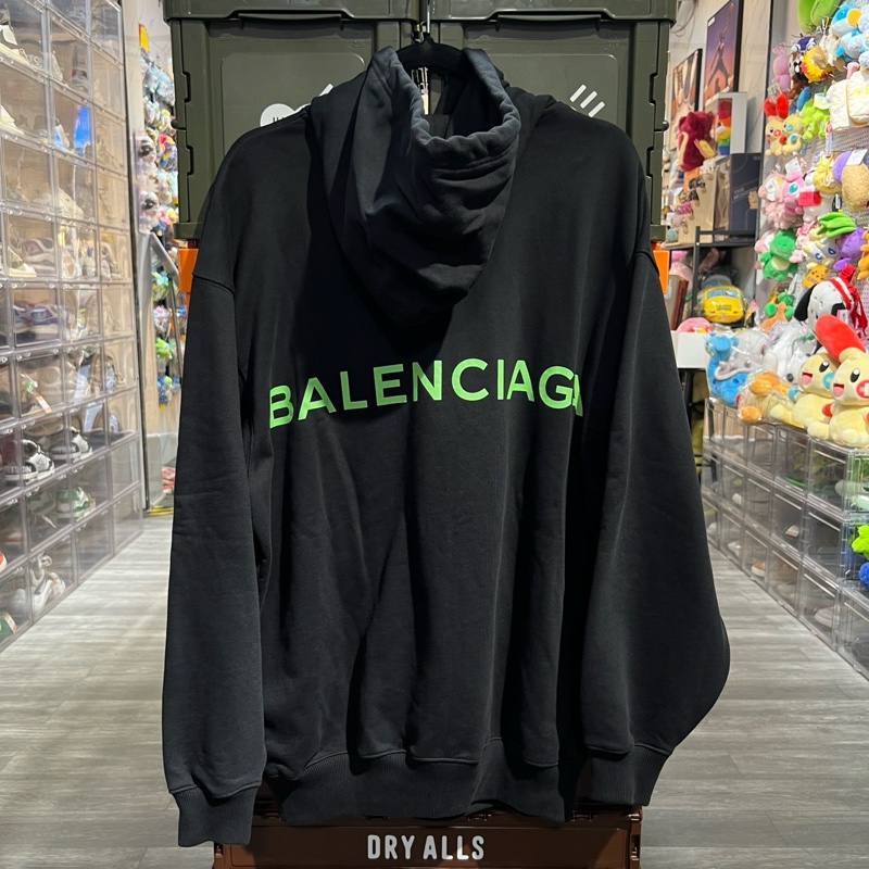 Balenciaga 黑綠帽踢M碼-0