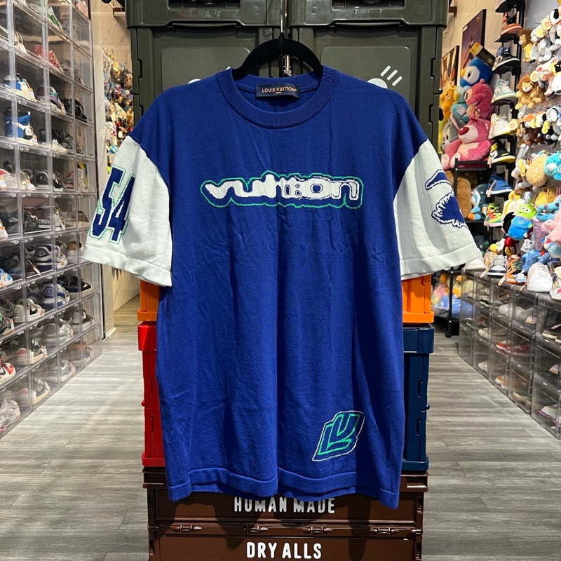 Lv 藍色短袖 M碼-0