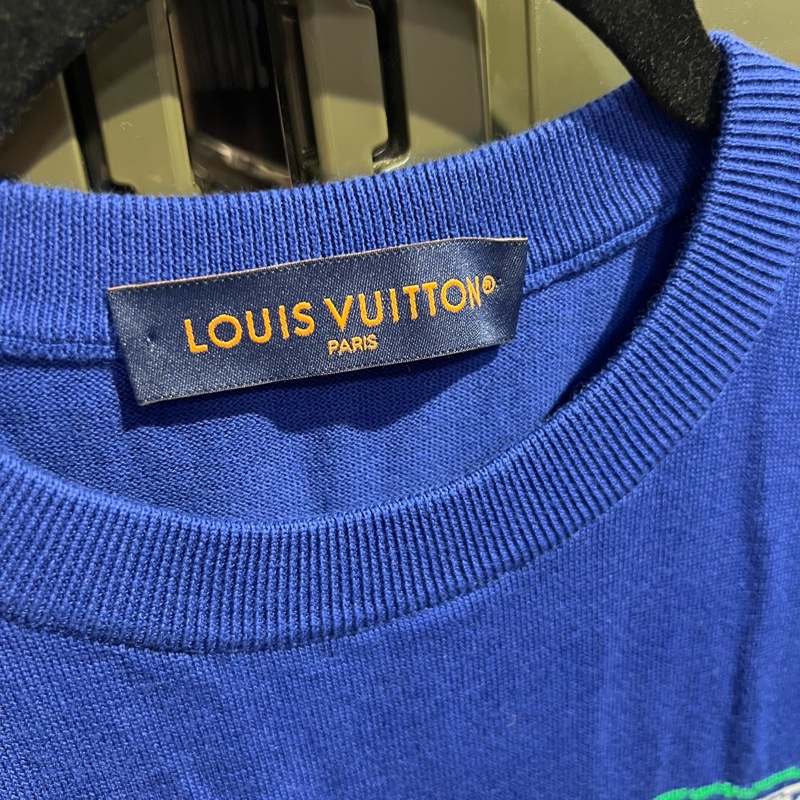 Lv 藍色短袖 M碼-2