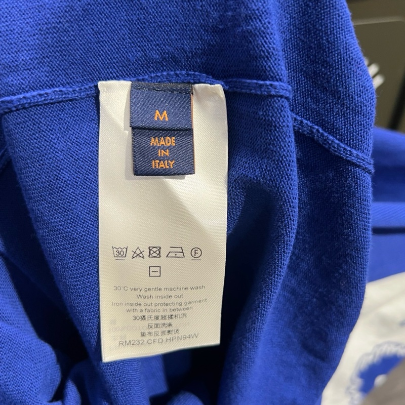 Lv 藍色短袖 M碼-3