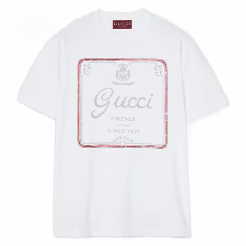 Gucci 男士 印花針織T恤4XL XS S M L XL XXL XXXL碼