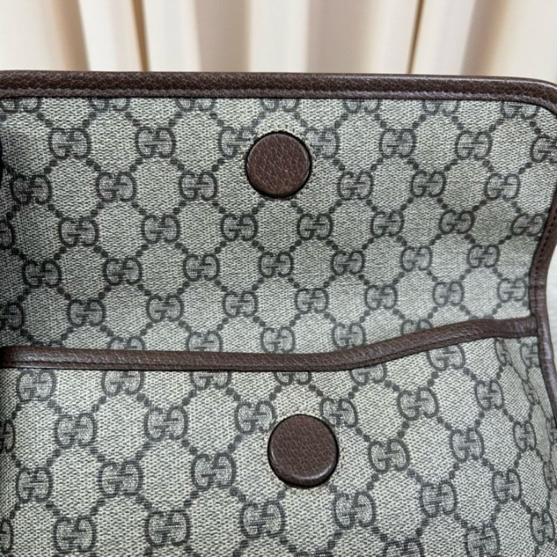 古馳Gucci老花虎頭腰包 經典老花配色 虎頭logo 特別有辨識度 肩帶紅綠配色 細節做工精緻 容量實用 日常出門很方便-20