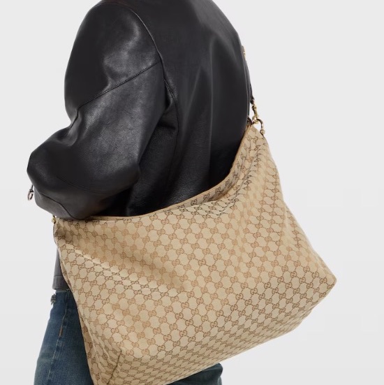 Gucci 男女同款 Brera 大號斜挎包均碼碼大號、45cm*19.8cm*38cm-3