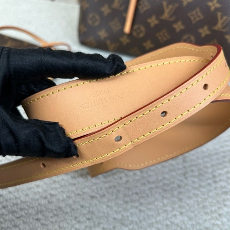 LV路易威登Carryall子母包 經典老花滿印 肩帶可拆卸 手提單肩斜挎都行 內裡乾淨 容量大 日常通勤百搭實用-18