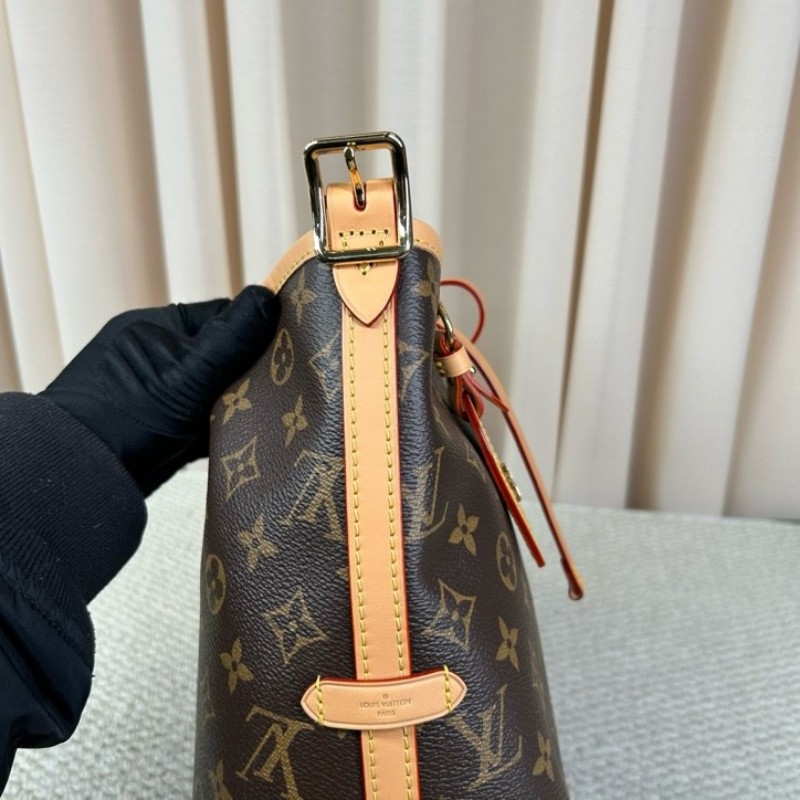 LV路易威登Carryall子母包 經典老花滿印 肩帶可拆卸 手提單肩斜挎都行 內裡乾淨 容量大 日常通勤百搭實用-24