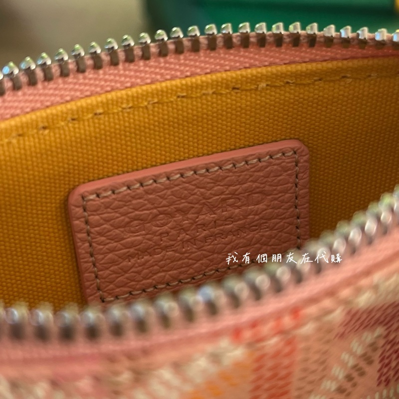 《我有個朋友在代購》Goyard最新限量櫻花粉鑰匙圈卡包-5