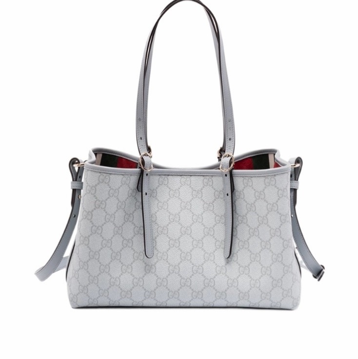 Gucci 女士 GG Emblem 中號托特包均碼碼中號、30cm*11cm*18cm-0