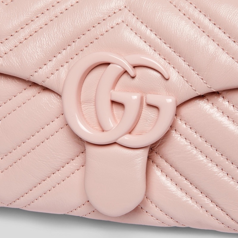 Gucci 女士 GG Marmont 迷你單肩包均碼碼MINI、20cm*6.35cm*12cm-1
