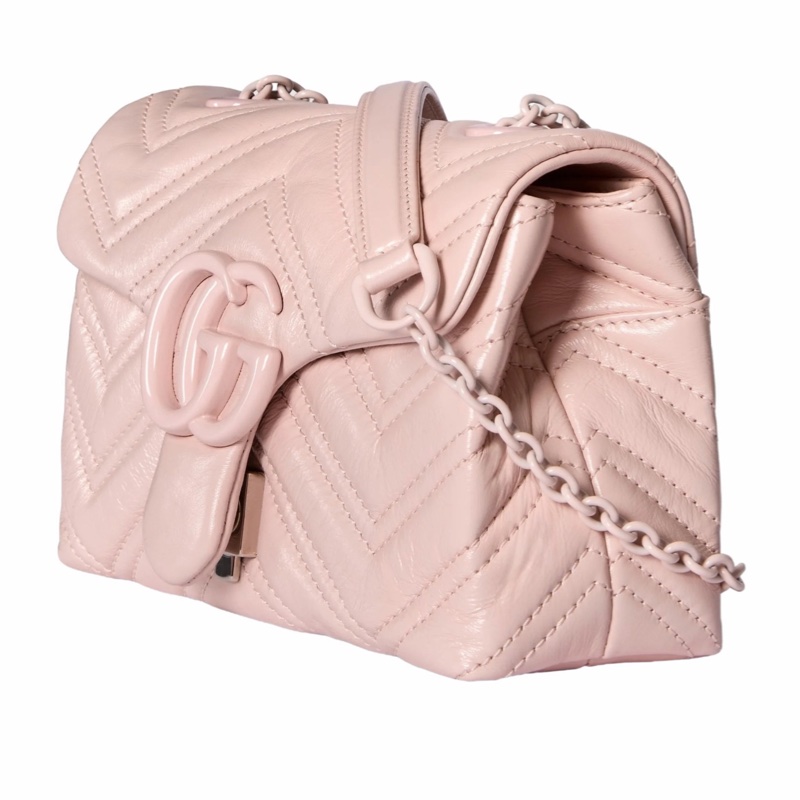 Gucci 女士 GG Marmont 迷你單肩包均碼碼MINI、20cm*6.35cm*12cm-3