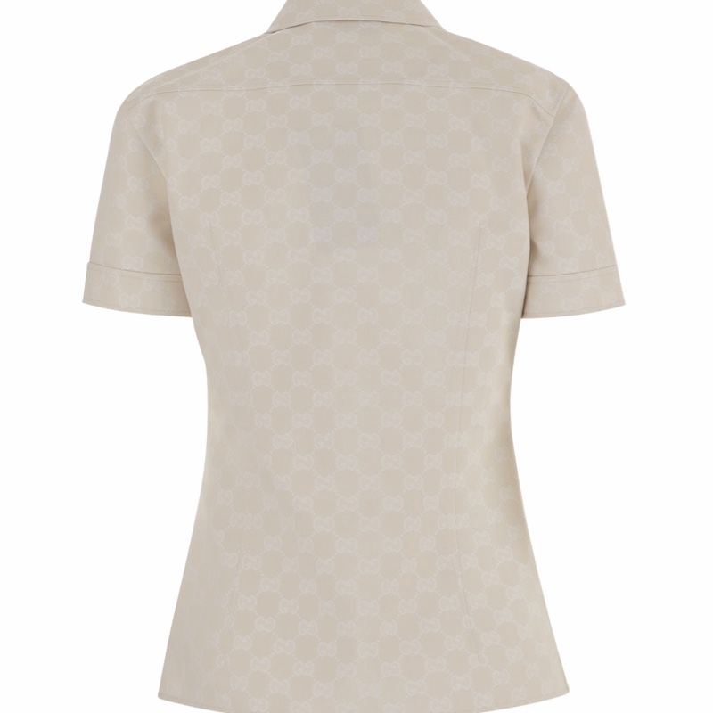 Gucci 女士 GG棉質斜紋布T恤IT-36 IT-38 IT-40 IT-42 IT-44 IT-46碼-1