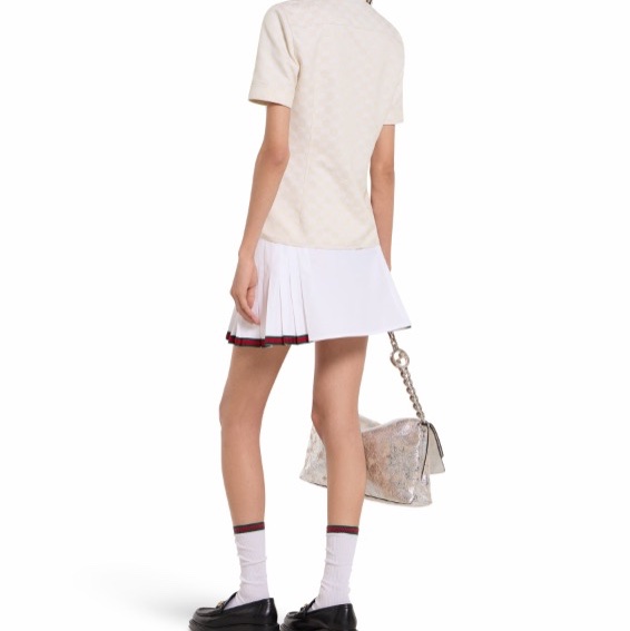 Gucci 女士 GG棉質斜紋布T恤IT-36 IT-38 IT-40 IT-42 IT-44 IT-46碼-3