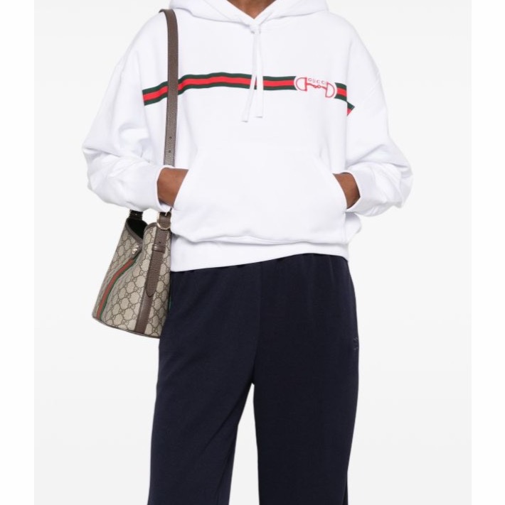 Gucci 女士 長袖連帽衛衣XXS XS S M L XL碼-4