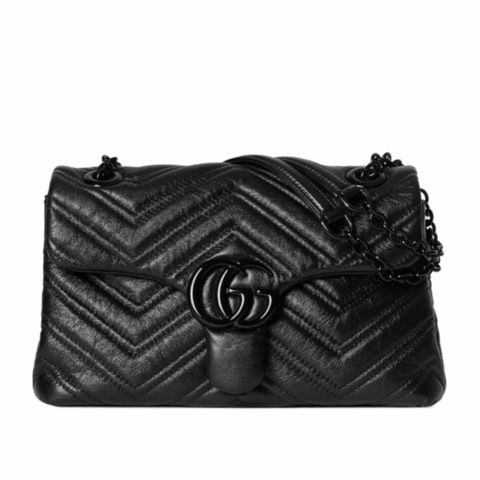 Gucci 女士 GG Marmont 小號單肩包均碼碼小號、23cm*8.9cm*17cm