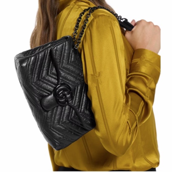 Gucci 女士 GG Marmont 小號單肩包均碼碼小號、23cm*8.9cm*17cm-1