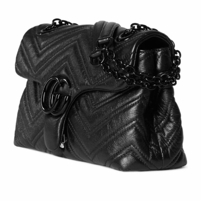 Gucci 女士 GG Marmont 小號單肩包均碼碼小號、23cm*8.9cm*17cm-2