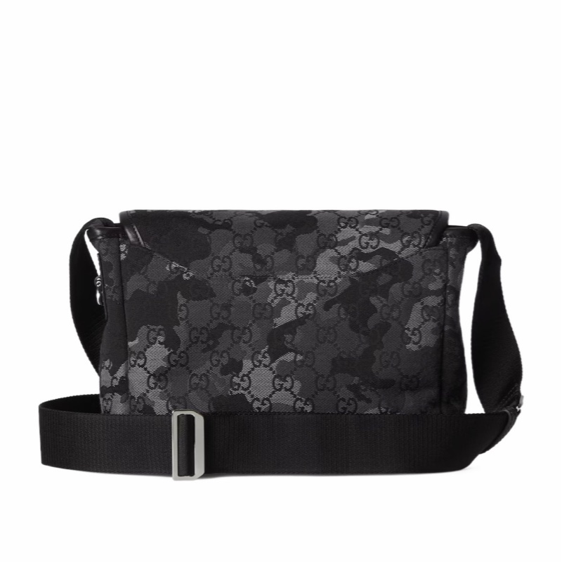 Gucci 男士 GG 小號斜挎包均碼碼小號、25cm*20cm*8.5cm-2