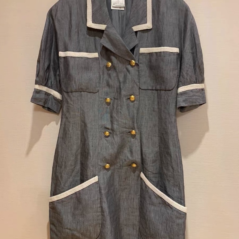 Chanel金扣連衣裙38碼-0