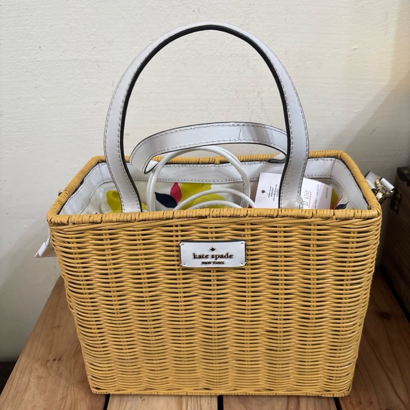 Kate spade 竹編包-0