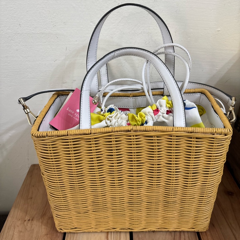 Kate spade 竹編包-9