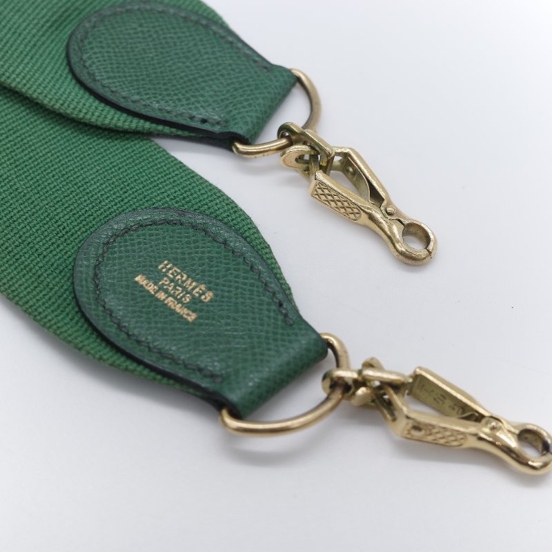 Hermès愛馬仕 Kelly 32 綠色 金釦 肩背包 手提包-27