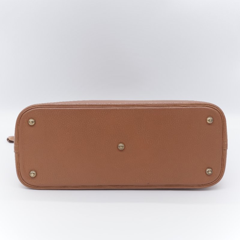 Hermès 愛馬仕 經典 Bolide 35 焦糖棕 金扣 手提包-8