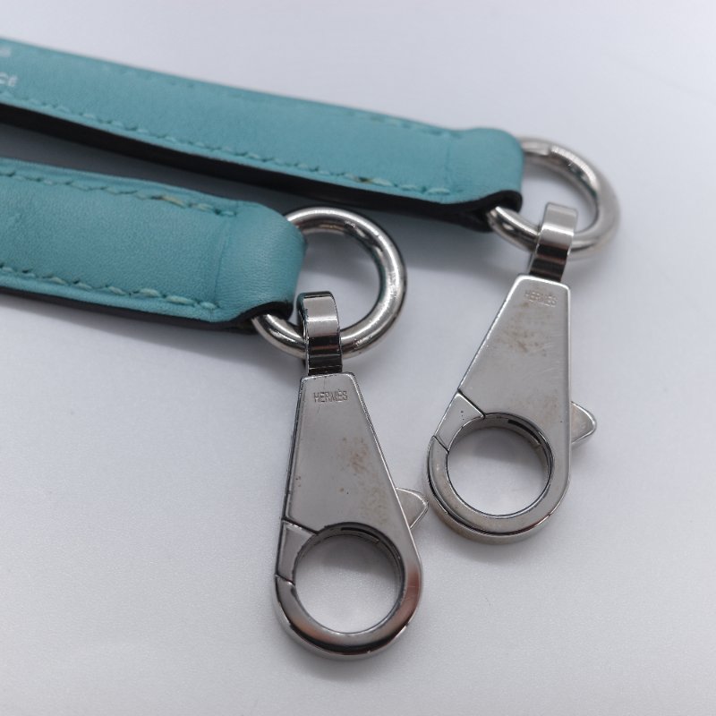 Hermès 愛馬仕 Bolide 27 水藍色 牛皮 手提包 肩背包-20