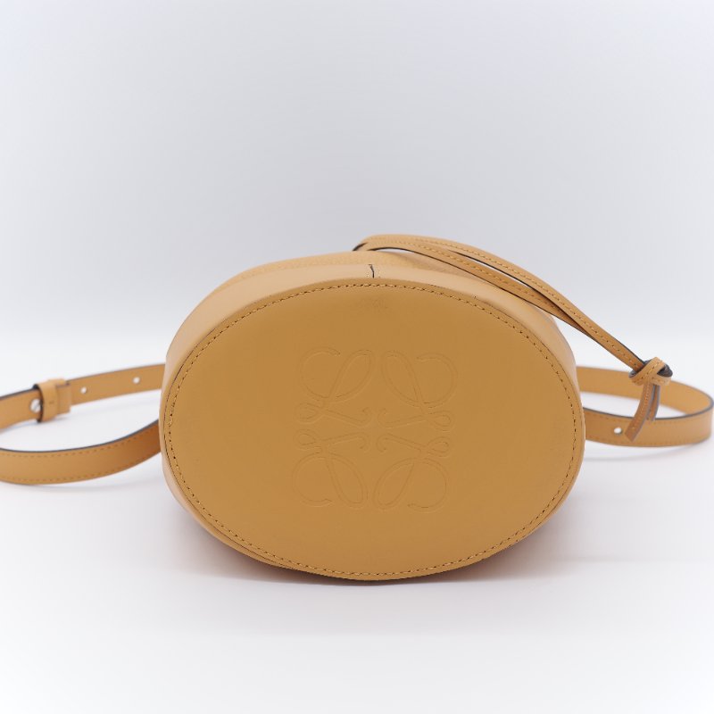 Loewe 羅威  Balloon 藏紅花黃 芥末黃 牛皮 小號 氣球包-8