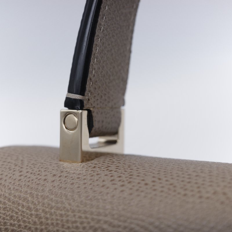 Valextra 瓦萊可斯特拉 Mini Iside 經典米色 杏色 小牛皮 手提包-13