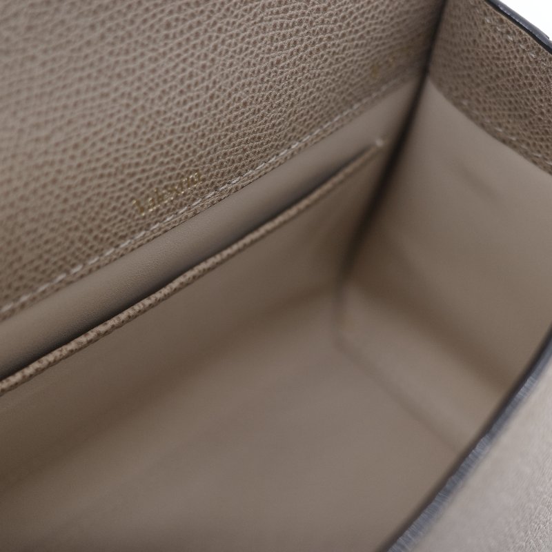 Valextra 瓦萊可斯特拉 Mini Iside 經典米色 杏色 小牛皮 手提包-18