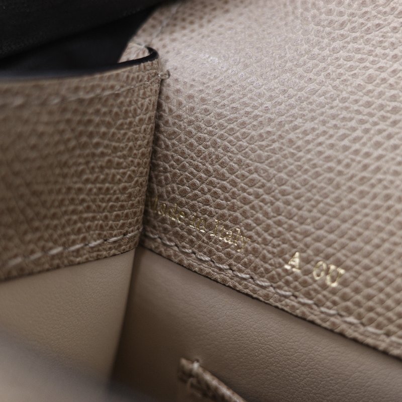 Valextra 瓦萊可斯特拉 Mini Iside 經典米色 杏色 小牛皮 手提包-22