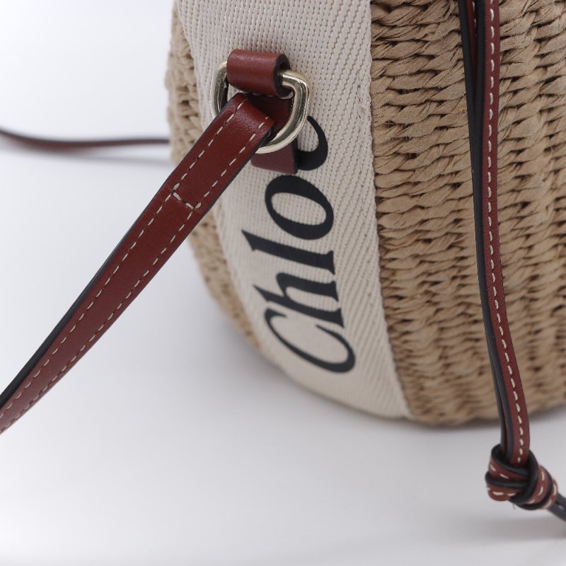 Chloé 寇伊 Woody Basket 小型草編 編織水桶 籃子包-9
