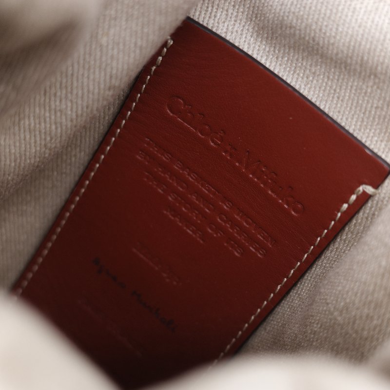 Chloé 寇伊 Woody Basket 小型草編 編織水桶 籃子包-17