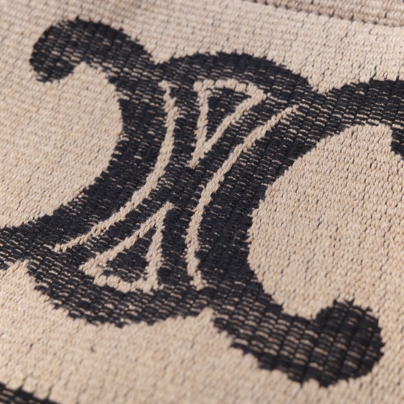 Celine 思琳 Cabas Thais 經典黑白條紋 小型 肩背包 手提包 托特包-9