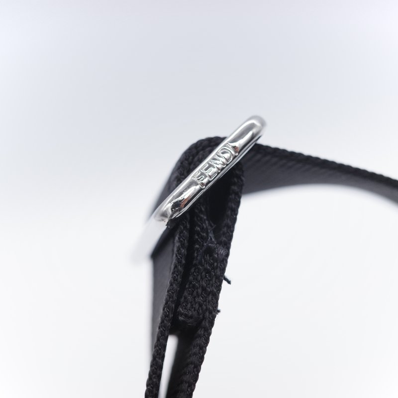 Fendi 芬迪 Go-To Mini 黑色小牛皮  迷你 購物袋 琴譜包 手提袋-19