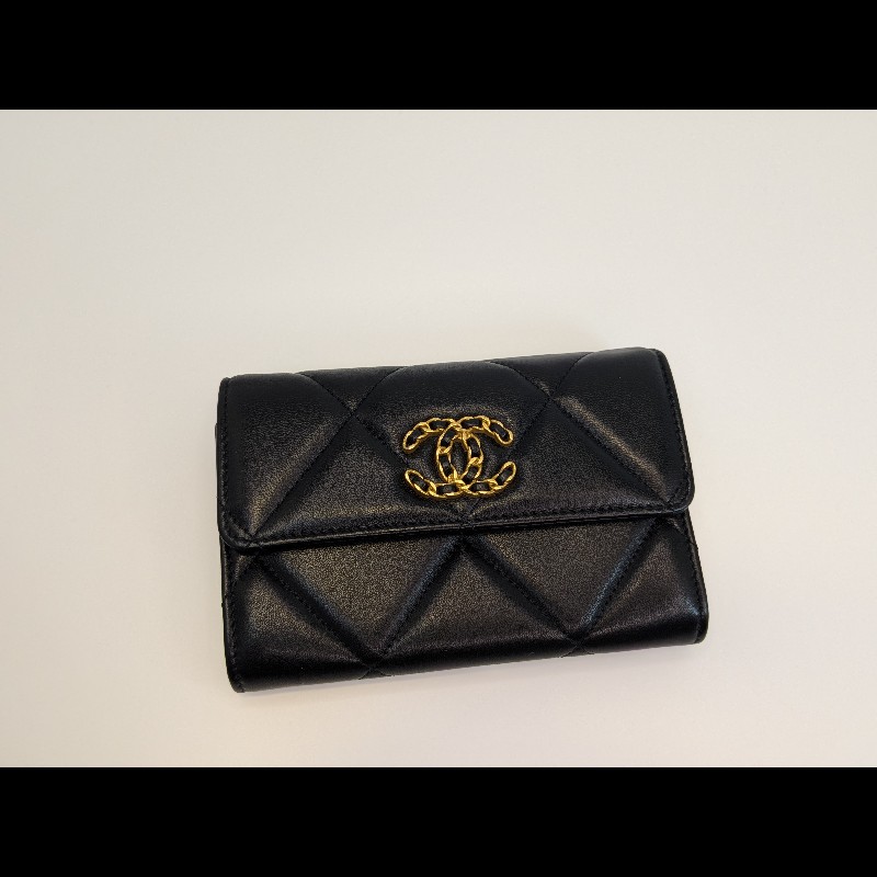 「98成新」Chanel 香奈兒19 中夾、皮夾、錢包-5