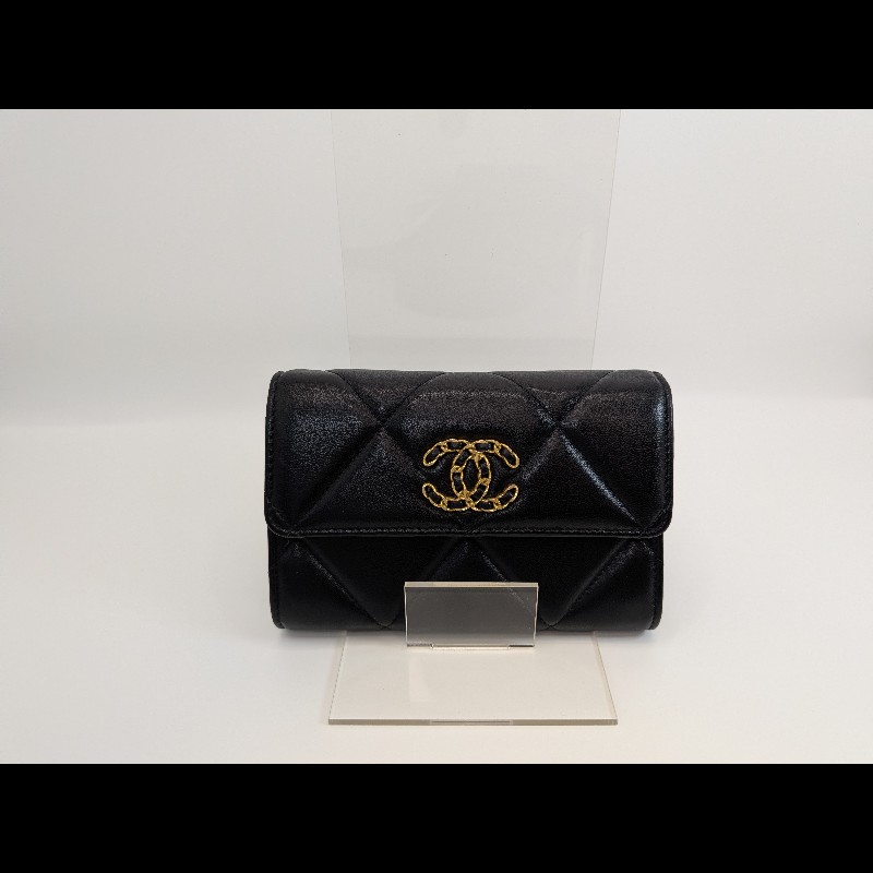 「98成新」Chanel 香奈兒19 中夾、皮夾、錢包-6