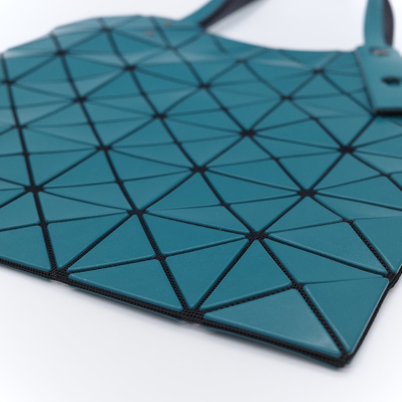 Issey Miyake 三宅一生 Bao Bao Lucent 經典幾何 6x6 綠色 PVC 托特包-4
