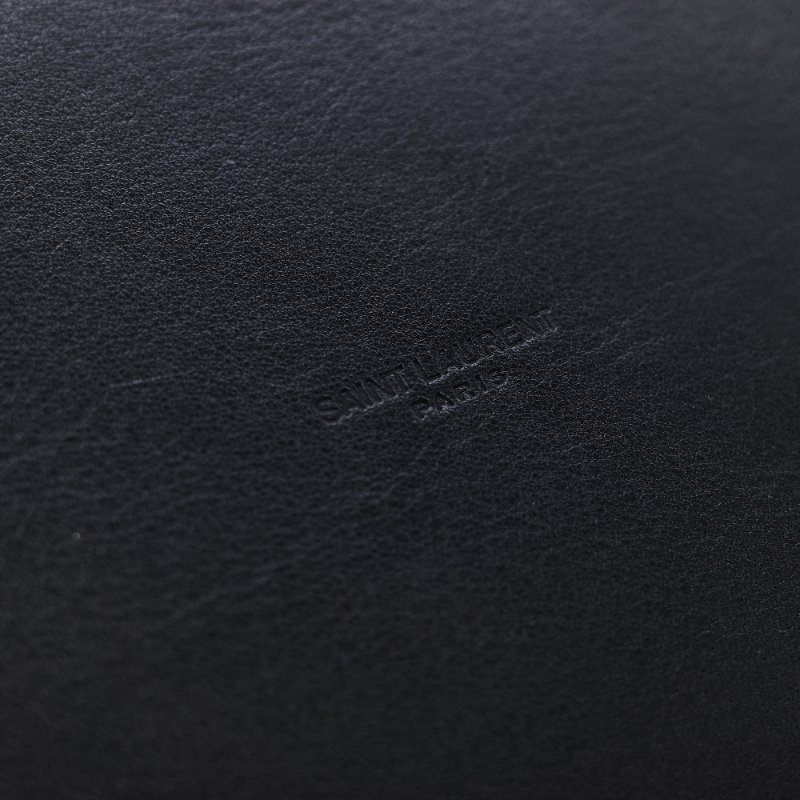 Saint Laurent 聖羅蘭 Rive Gauche 左岸 黑白條紋 帆布 水桶包-15