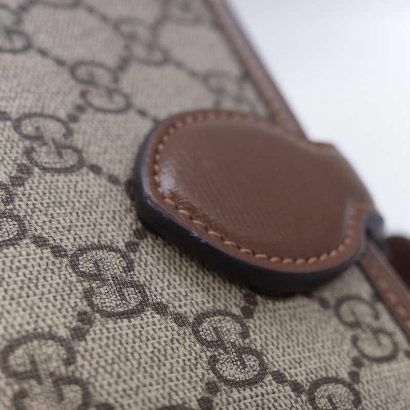 Gucci 古馳 經典 Mini GG Supreme雙G互扣 帆布 牛皮 斜背包 相機包-21