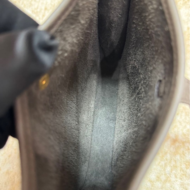 愛馬仕伊芙琳mini錫器灰金D刻-11