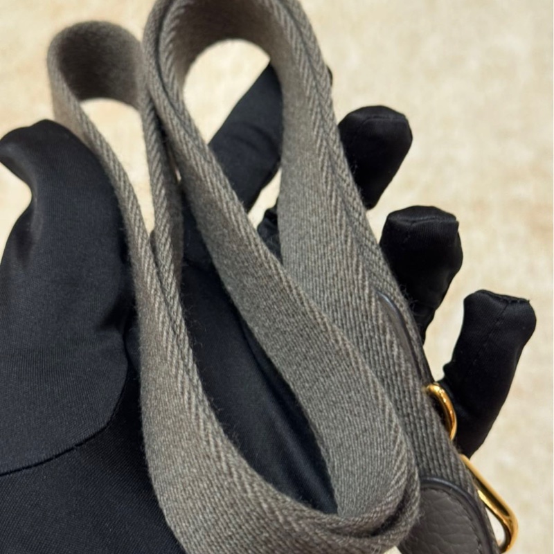 愛馬仕伊芙琳mini錫器灰金D刻-17