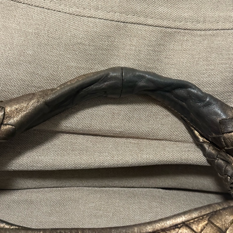 Bottega Veneta 金屬銅色和尚包-5