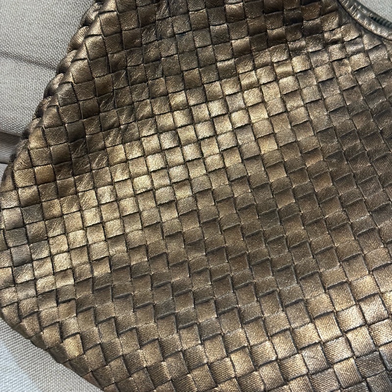 Bottega Veneta 金屬銅色和尚包-6