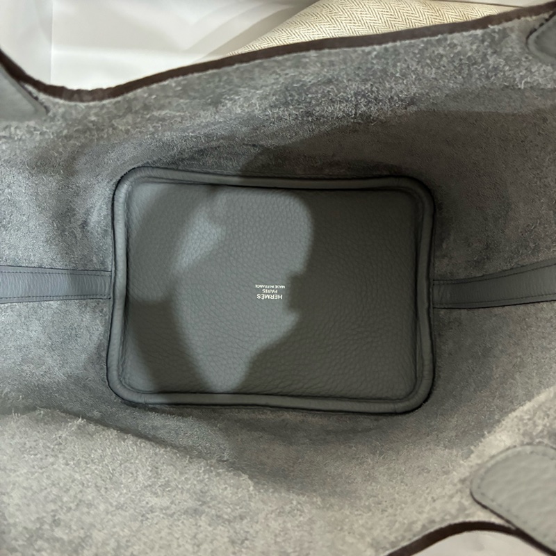 Hermes Picotin18 菜籃18 木偶灰 銀釦 全新品-2